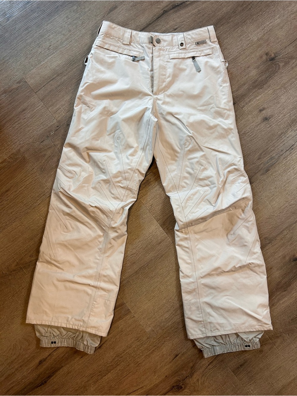 Burton Snow Pants Womens XS White Waterproof Insulated Ski Snowboard
